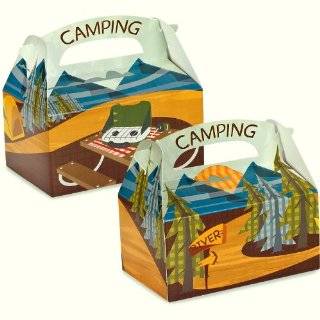 Lets Go Camping Dessert Plates (8) Party Supplies Toys 