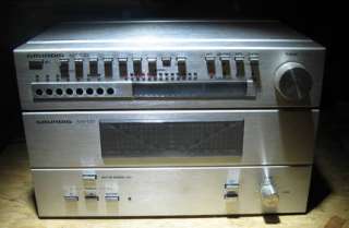 HiFi Grundig MA 100 Endverstärker + MT 100 Radio Tuner Mini Serie in 