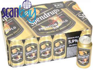 Spendrups Gold Schweden Bier 24 Dosen inkl. Pfand (2,90 Euro/L)  