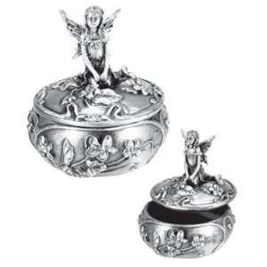    Sitting Collectible Pixie Jewelry Container Statue