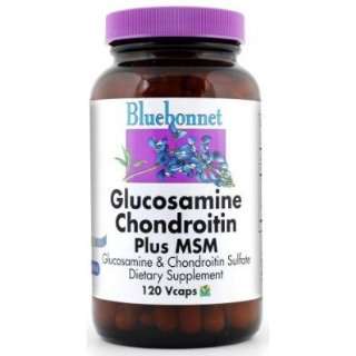  Bluebonnet GLUCOSAMINE CHONDROITIN PLUS MSM 120 Vcaps 