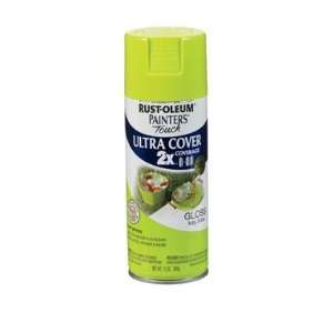 12 Oz Key Lime Gloss Painters Touch 2X Cover Spray Paint 2491 [Set of 