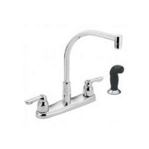   8792 2 handle kitchen with black Protege side spray