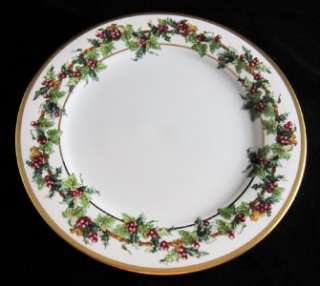  Royal Gallery THE HOLLY AND THE IVY Dinner Plate  