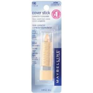 Maybelline New York Cover Stick, Corrector, Yellow 190, 3 Ea