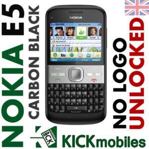 BNIB NOKIA E5 CARBON BLACK FACTORY UNLOCKED SIMFREE GSM 6438158235076 