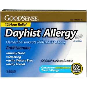   12 Hour Relief Dayhist Allergy Tablets Case Pack 24