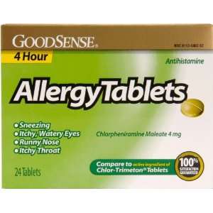    Good Sense 4 Hour Allergy Tablets Case Pack 12
