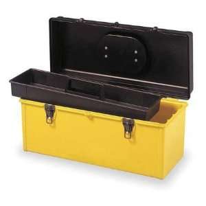  Plastic Tool Boxes Tool Box w/Tray,19 3/4Wx8 1/2Dx8 3/4H 