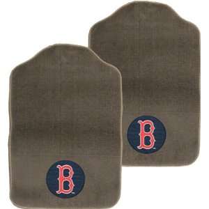  Boston Red Sox Grey Cloth Floor Mats