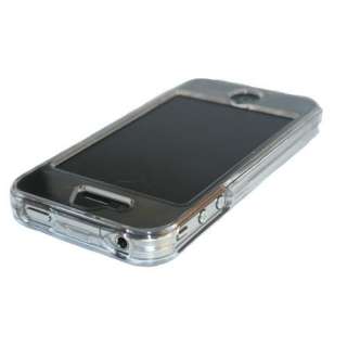 crystal case tasche etui fuer iphone 4 4g cover schutz transparent