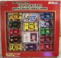 RACING CHAMPIONS STOCK CARS W/HAMILTON COLLECTOR CARDS  