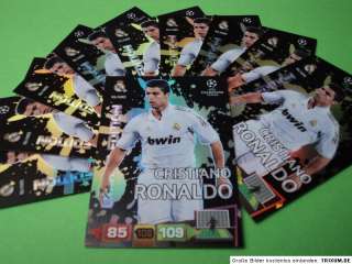 10 x Ronaldo Real Madrid LIMITIERT Champions League CL 2011 2012 11 12 