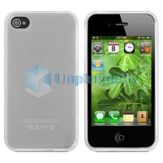 for VERIZON iPhone 4 G PRIVACY FILM+WHITE COVER+CHARGER  