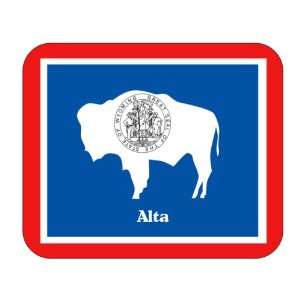    US State Flag   Alta, Wyoming (WY) Mouse Pad 