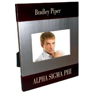 Alpha Sigma Phi Brush Silver Frame Arts, Crafts & Sewing
