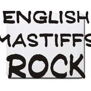  English Mastiffs Rock Mousepad