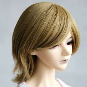 07# Brown Short Straight Wig 1/3 SD BJD Doll Dollfie 8 9  