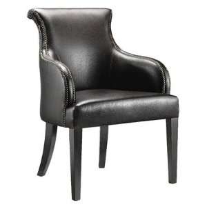 Faux Leather Accent Chair