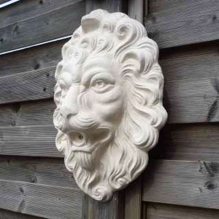 Wasserspeier Löwenkopf Löwe f. d. Wand MASSIV NEU  