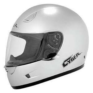   Helmets US 12 LT SILVER SML MOTORCYCLE Full Face Helmet Automotive