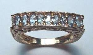 GENERATIONS 1912 GENUINE ALEXANDRITE BAND 14KT Y/G  