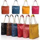 new women s genuine leather monogram tote bags metal ch