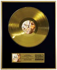 Goldene Schallplatte  24K Gold plated & personalisiert  