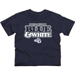  Gonzaga Bulldogs Youth Our Colors T Shirt   Navy Blue 