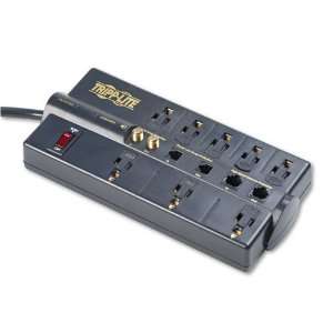 Protect It Surge Suppressor, 8 Outlets, 10ft Cd, Tel/Coax/Ethernet 