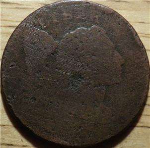 1796 US Liberty Cap LARGE Cent   Plain Edge Filler Coin   LOOK  