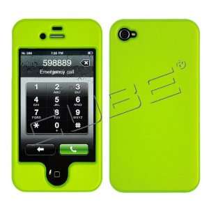 Apple iPhone 4G 4 G Honey Lime Green Rubber Feel Snap On 