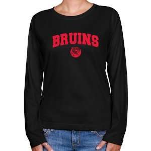  Belmont Bruins Ladies Black Logo Arch Long Sleeve Classic 