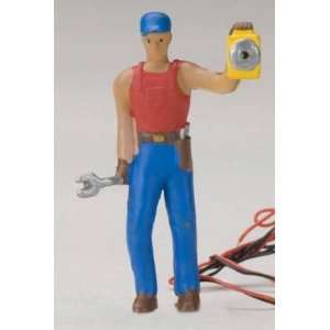  Model Power O Scale Man w/Lantern, Lighted Toys & Games
