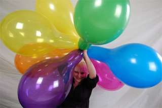 10 x grosse Belbal 14 Luftballons *NUR KRISTALLFARBEN* ONLY CRYSTAL 