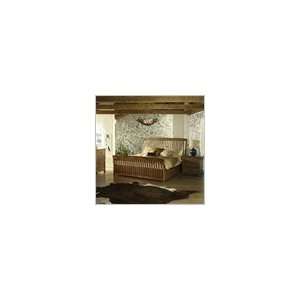  Somerton Craftsman Wood Storage Sleigh Bed 3 Piece Bedroom 