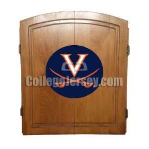  Virginia Cavaliers Dart Board Cabinet Memorabilia. Sports 