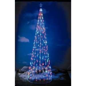 com Homebrite 10 Ft Prelit Artificial Christmas LED Outdoor Cone Tree 