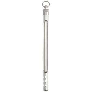   Instrument Nickel Plated Brass Thermometer Armor Case, 150mm Length