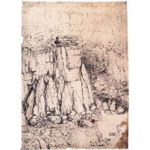 FRAMED oil paintings   Leonardo Da Vinci   24 x 34 inches   Cavern 