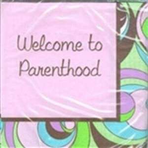  16 Pack Welcome To Parenthood Beverage Napkin Case Pack 