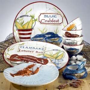 Sea Catch 3 D Dip Bowl w/Spreader Crab, By Kate McRostie Products 