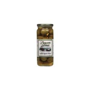 Lehmann Farms Queen Stuffed Olives (Economy Case Pack) 16 Oz Jar (Pack 