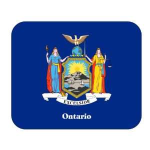  US State Flag   Ontario, New York (NY) Mouse Pad 