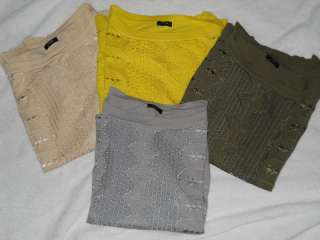 Crew Mia Eyelet Sweater NEW FOR SUMMER 11 Size Small  