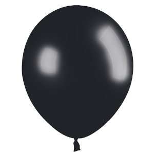    Betallatex Round Balloons   11 Metallic Black Toys & Games