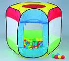   House Pool with 100 Soft Plastic Pit Ball 5 Bright Color for Kids Pets