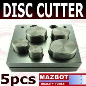 Large Disc Cutters Round Cutting Punches Metal Silver  
