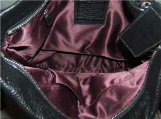 NWT COACH Black Leather Large Shoulder Brooke Handbag  