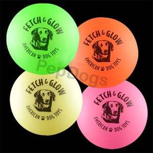   Glow in Dark Ball LARGE 3 Latex Rubber Your Buddys Fetch Toy  
